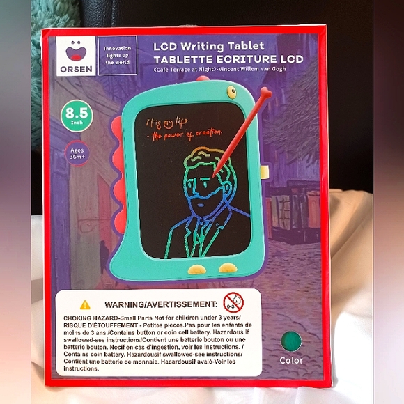 LCD Writing Tablet for Ages 3+ - Picture 1 of 7